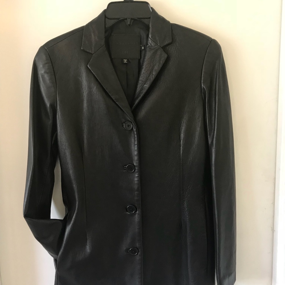 🚫SOLD🚫 COACH leather jacket (like new)